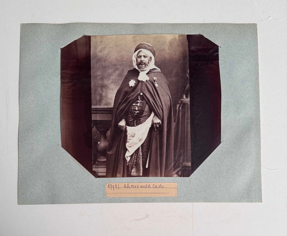 (9) UNTRIMMED ALBUMEN PHOTOGRAPHS OF NORTH AFRICA BY DISDERI