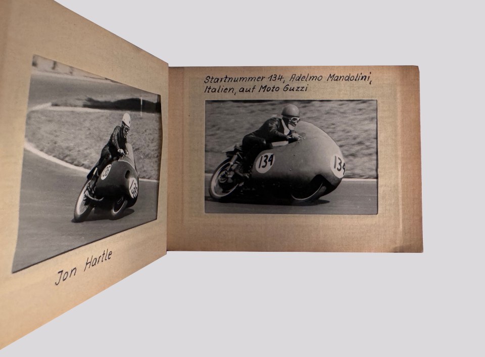 1957 MOTORCYCLE RACING WORLD CHAMPIONSHIP ALBUM