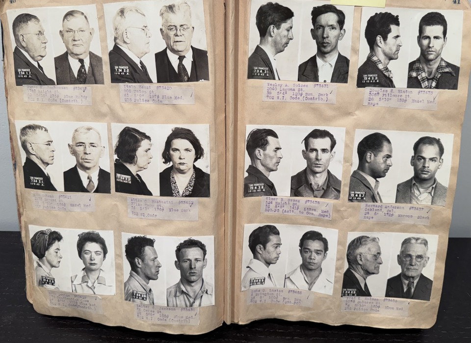 MUGSHOT ALBUM SAN FRANCISCO 1943-1946