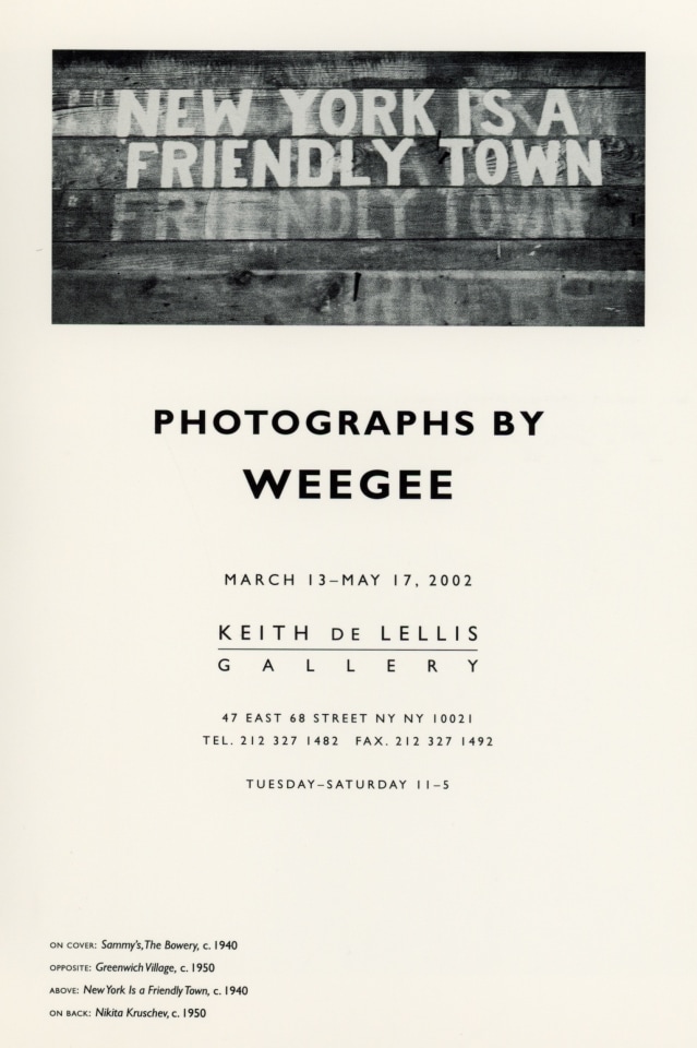 WEEGEE