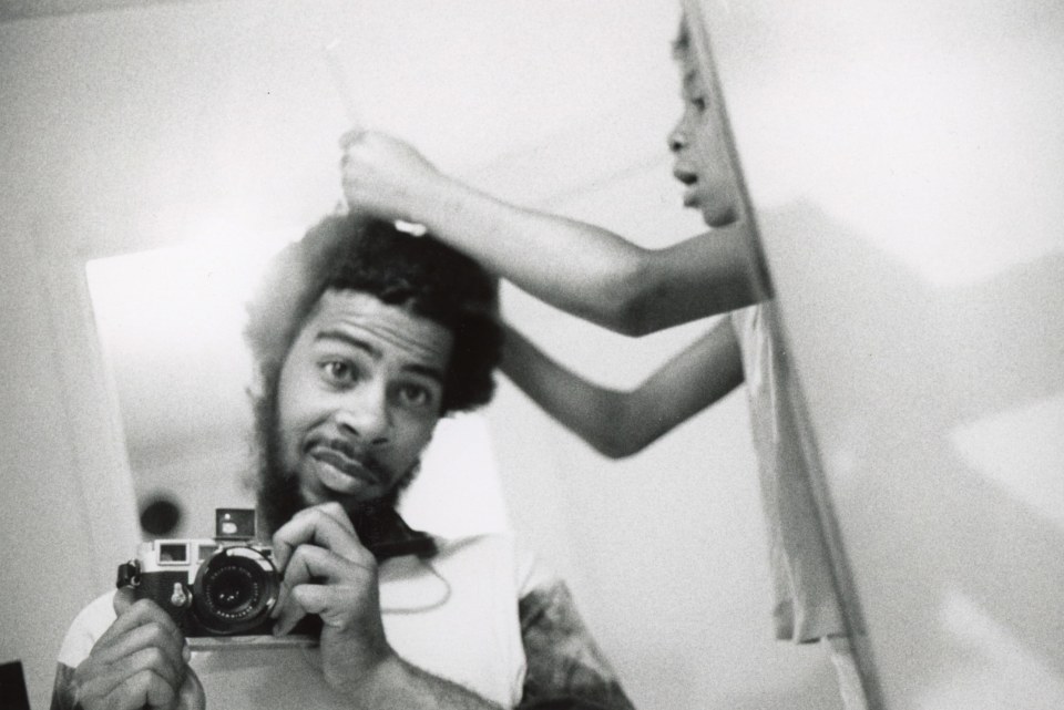 32. Cornelius Reed (American),&nbsp;Self Portrait, 1971, Vintage Gelatin Silver Print, 5.25&rdquo; x 7.5&rdquo;