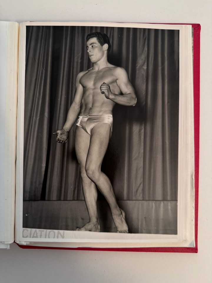 BODY BUILDING PHOTOGRAPH ALBUM 1959-1961