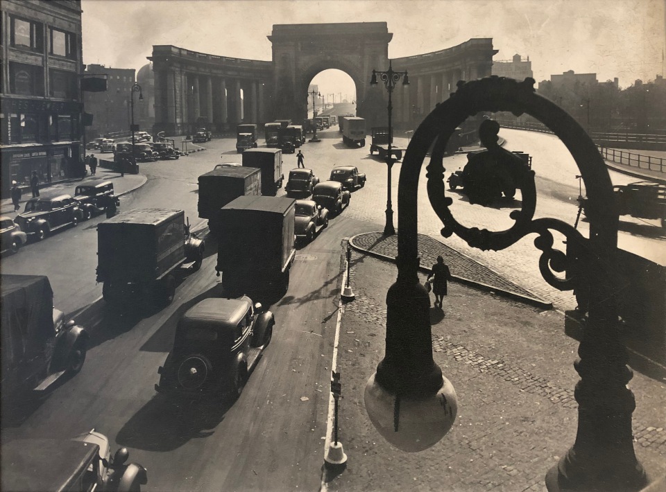 Esther Bubley, Manhattan Bridge, 1940