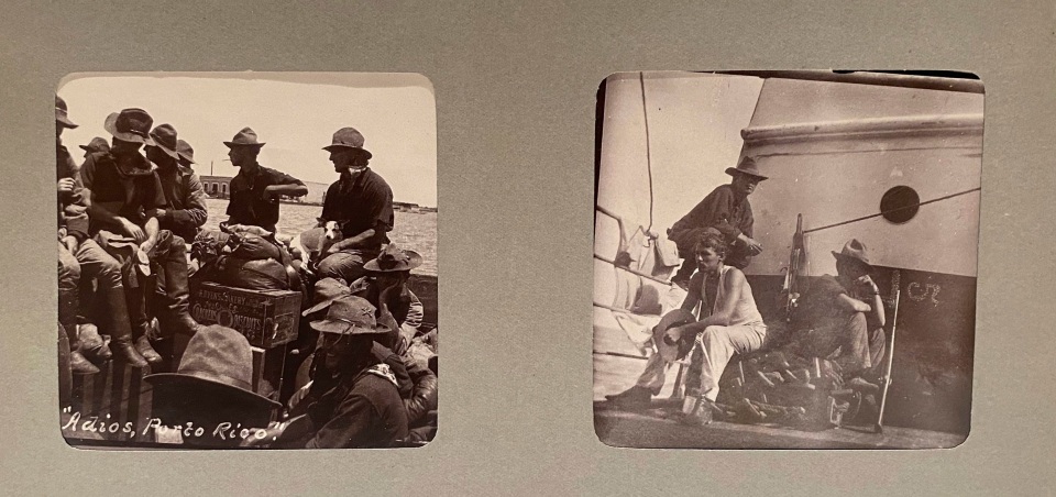 RARE ALBUM OF PUERTO RICO SPANISH AMERICAN WAR PHOTOGRAPHS, 1898