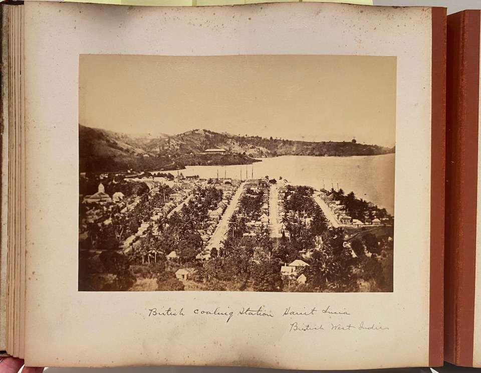 AFRO-CARIBBEAN ALBUM OF ALBUMEN PHOTOS GREAT CONTENT, C. 1890