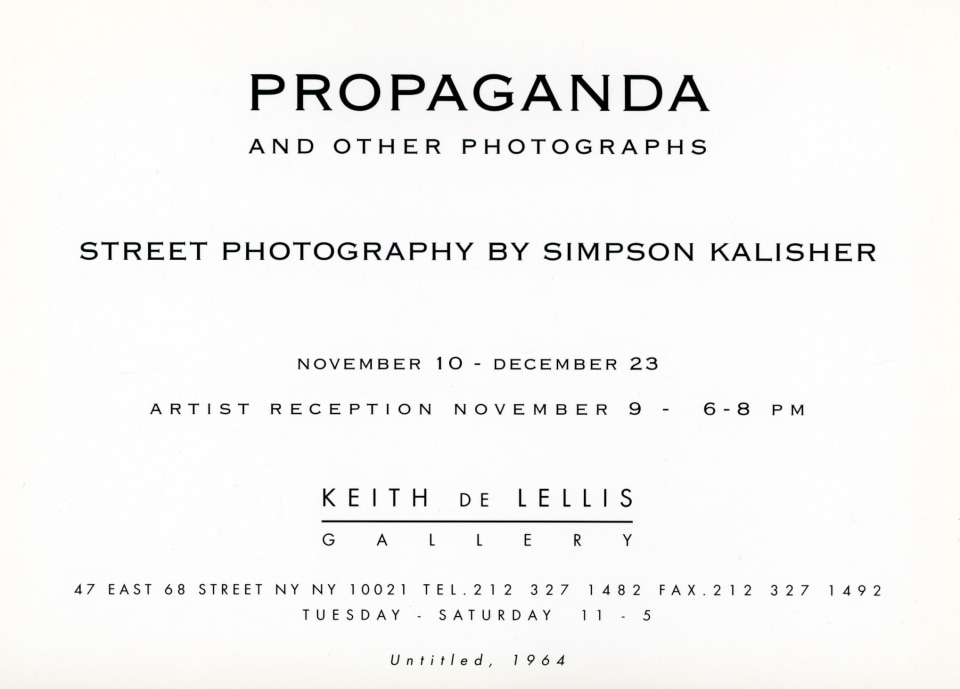 PROPAGANDA AND OTHER PHOTOGRAPHS