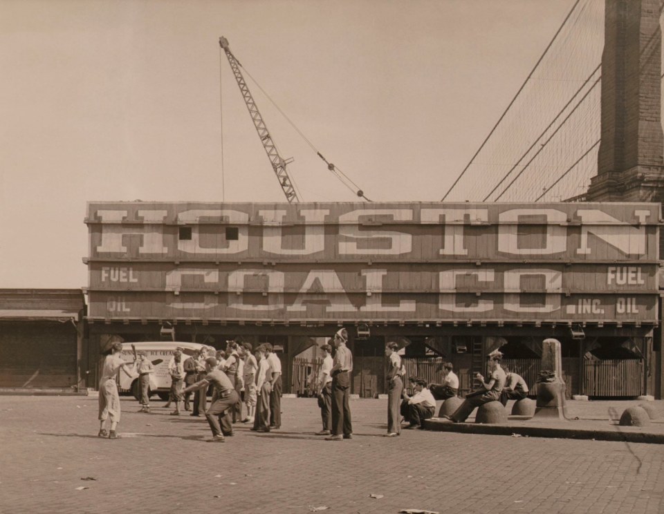 15.&nbsp;Paul J. Woolf (American b. Britain, 1899-1985), Baseball Game, New York, c. 1933