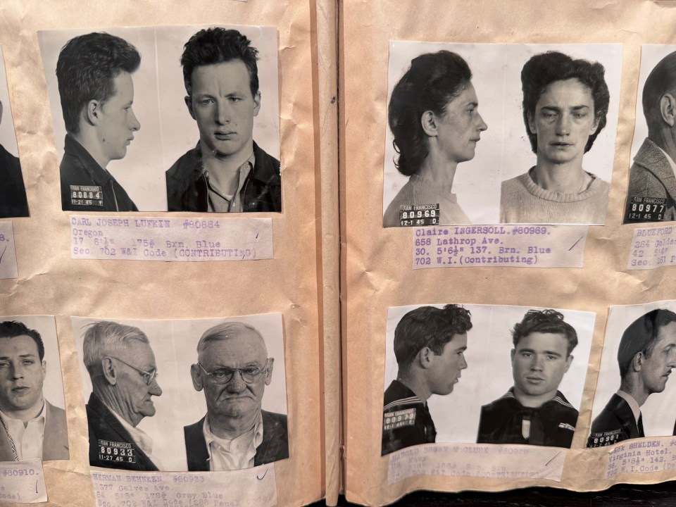 MUGSHOT ALBUM SAN FRANCISCO 1943-1946