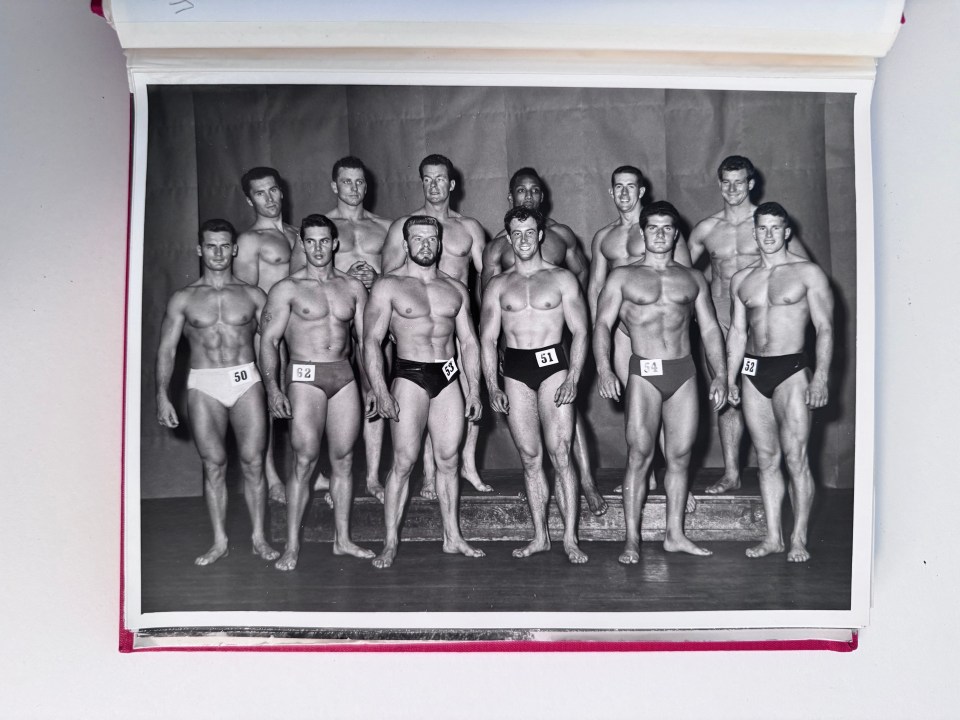 BODY BUILDING PHOTOGRAPH ALBUM 1959-1961