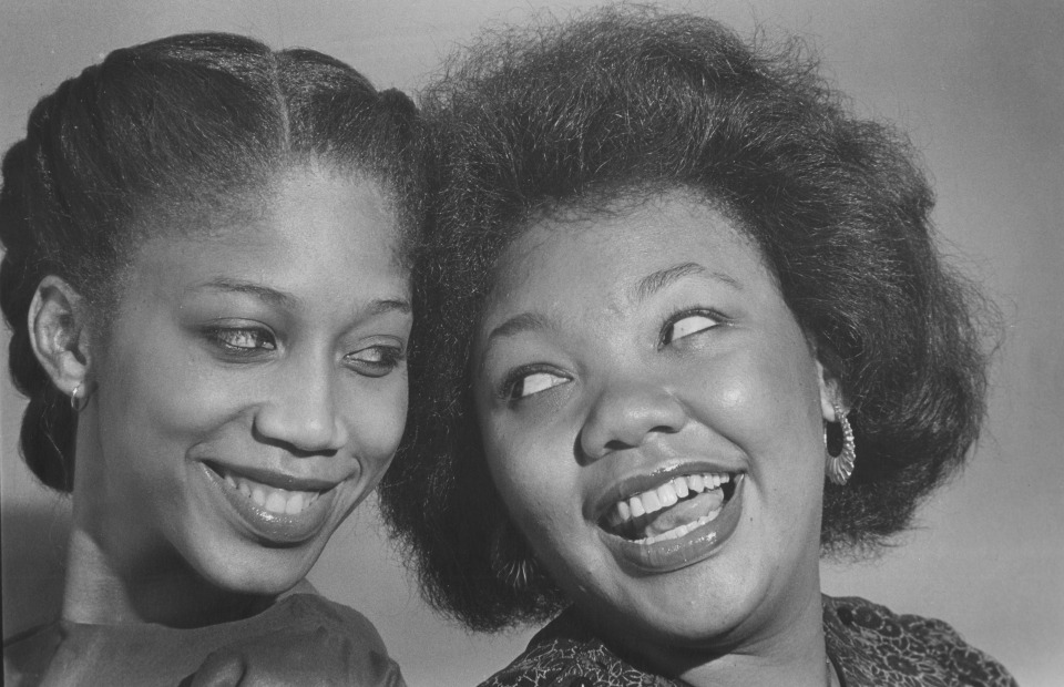 21. Coreen Simpson,&nbsp;Attallah Shabazz with Yolanda King, 1981