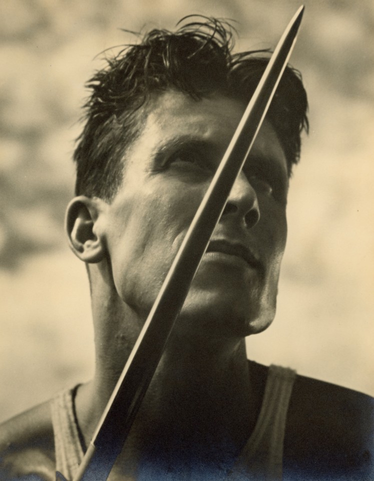 18. Leni Riefenstahl (German, 1902-2003), 13 - Glenn Morris Winner in Decathalon (Gold Medallist), 1936, Vintage Gelatin Silver Print, 11&rdquo; x 9&rdquo;