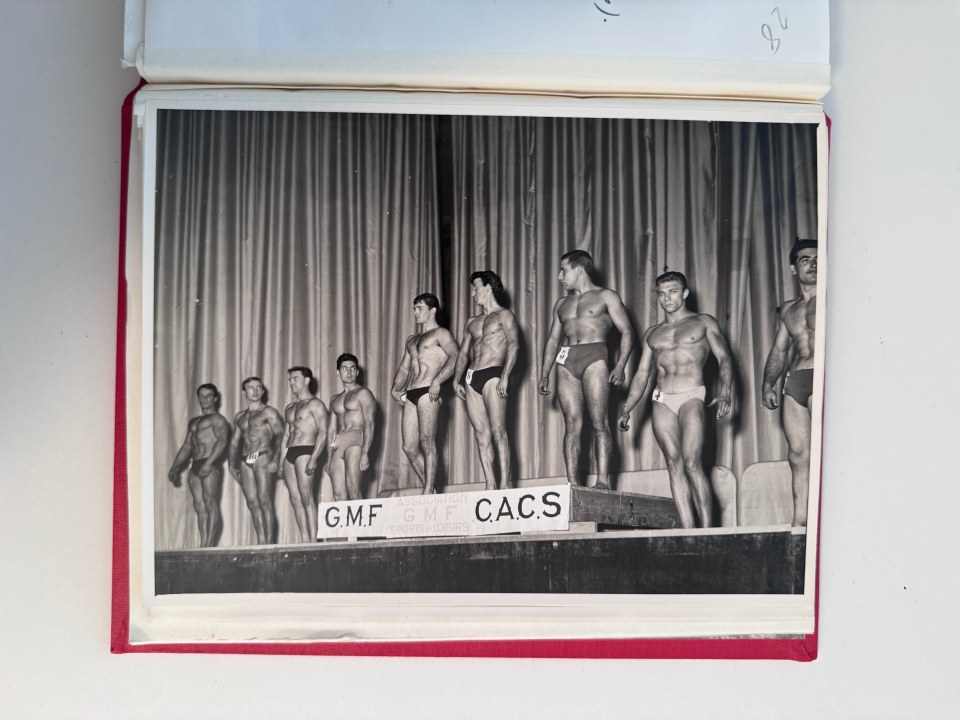 BODY BUILDING PHOTOGRAPH ALBUM 1959-1961