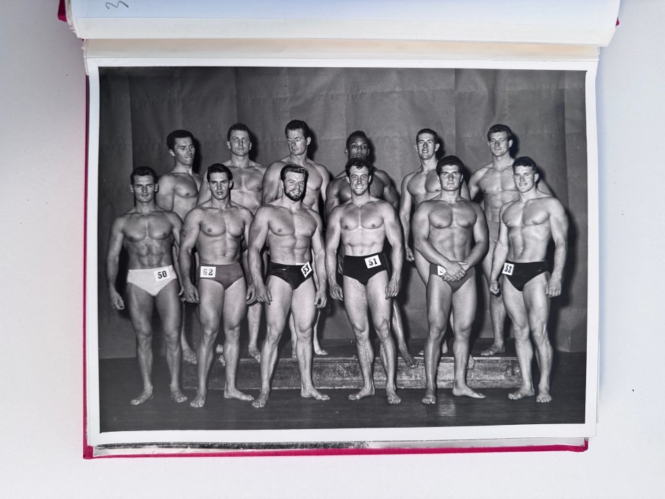 BODY BUILDING PHOTOGRAPH ALBUM 1959-1961