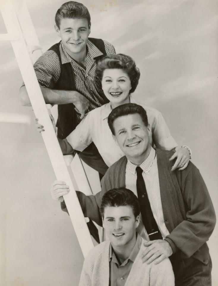 49. Photographer Unknown, The Adventures of Ozzie and Harriet, iconic family sitcom&nbsp;featuring the family of Ozzie and&nbsp;Harriet - the Nelsons, and their&nbsp;sons Dave and Rickie. It was the&nbsp;longest running sitcom, from&nbsp;1952-1966, 1959, Gelatin Silver Print, 9&rdquo; x 7&rdquo;