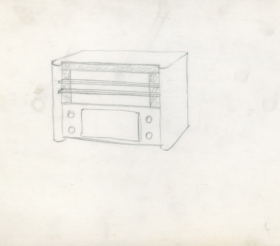 JOHN VASSOS INDUSTRIAL DESIGN SKETCHES OF ART DECO RADIOS &amp; TELEVISIONS