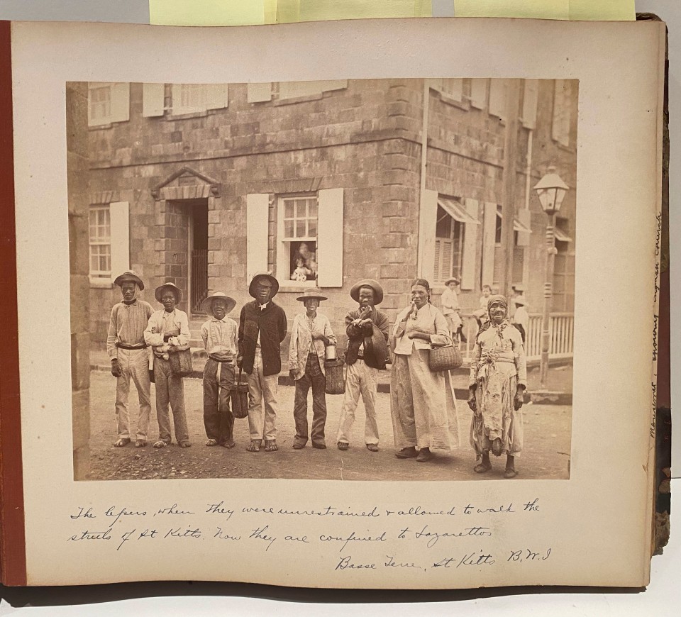 AFRO-CARIBBEAN ALBUM OF ALBUMEN PHOTOS GREAT CONTENT, C. 1890