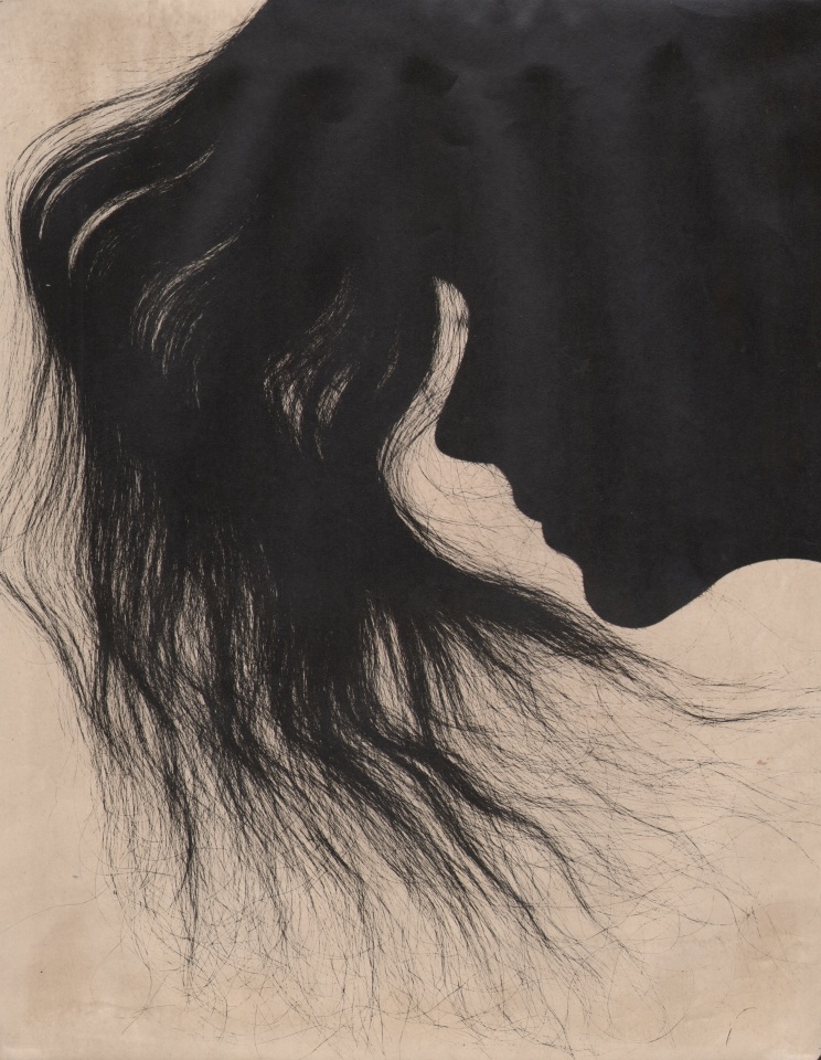 18. Fernand Fonssagrives (French, 1910-2003), Hair in Silhouette, c. 1950s, Gelatin Silver Print, 13&rdquo; x 10&rdquo;