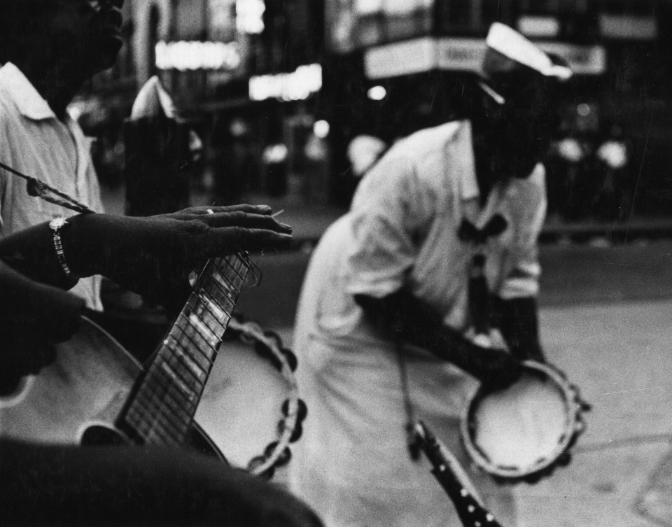 14. Beuford Smith (American, b. 1941),&nbsp;Sunday in Harlem, 1968, Vintage Gelatin Silver Print, 7.5&rdquo; x 9.5&rdquo;