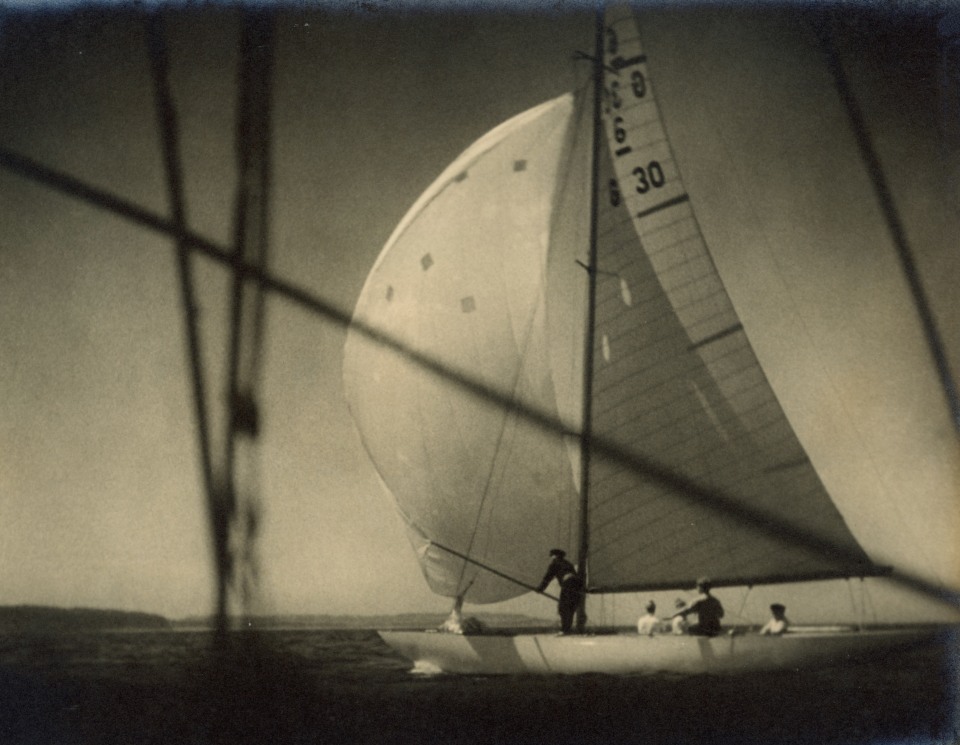 19. Leni Riefenstahl (German, 1902-2003), 18 - Yachting regatta at kiel (A light breeze), 1936, Vintage Gelatin Silver Print, 8.5&rdquo; x 11&rdquo;