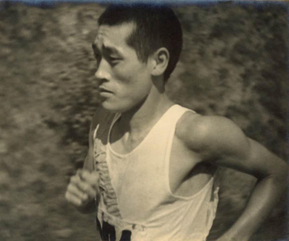 30. Leni Riefenstahl (German, 1902-2003), 29 - Kitei-Son Japan (Fighting spirit of a marathon runner), 1936, Vintage Gelatin Silver Print, 9&rdquo; x 11&rdquo;