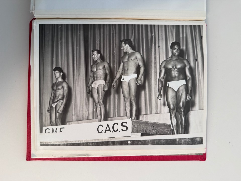 BODY BUILDING PHOTOGRAPH ALBUM 1959-1961