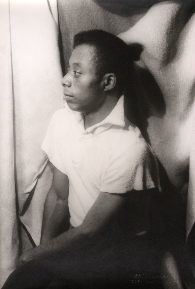 22. Carl Van Vechten (American, 1880 &ndash; 1964),&nbsp;James Baldwin, 1955, Vintage Gelatin Silver Print, 9.75&rdquo; x 6.75&rdquo;