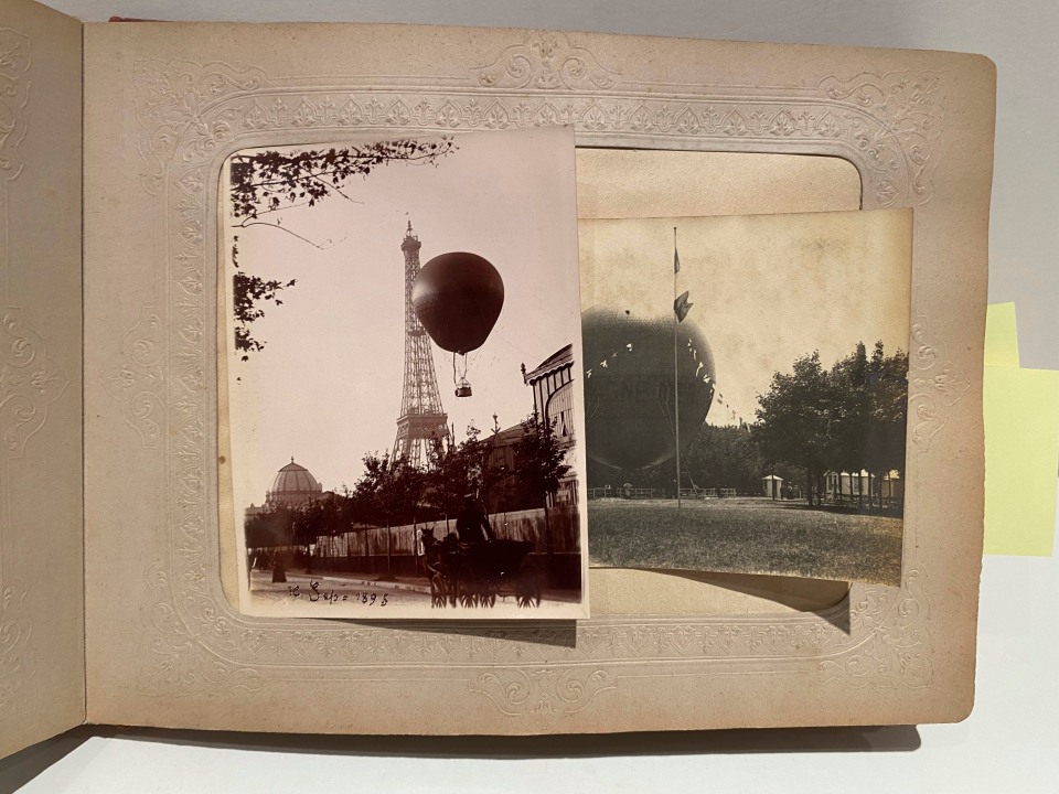 BALLOONING AVIATION FRENCH PHOTO ALBUM, 1900