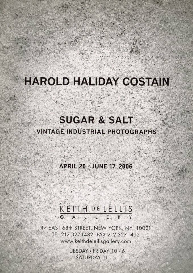 HAROLD HALIDAY COSTAIN: SUGAR &amp; SALT