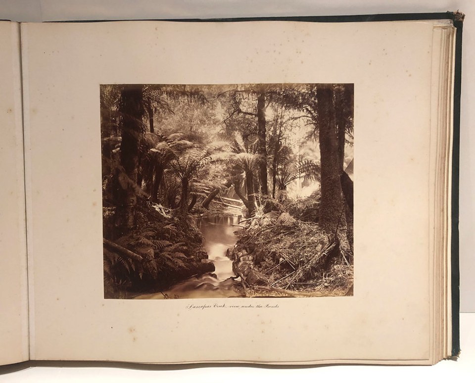 LARGE VIEWS IN VICTORIA ALBUM C. 1860