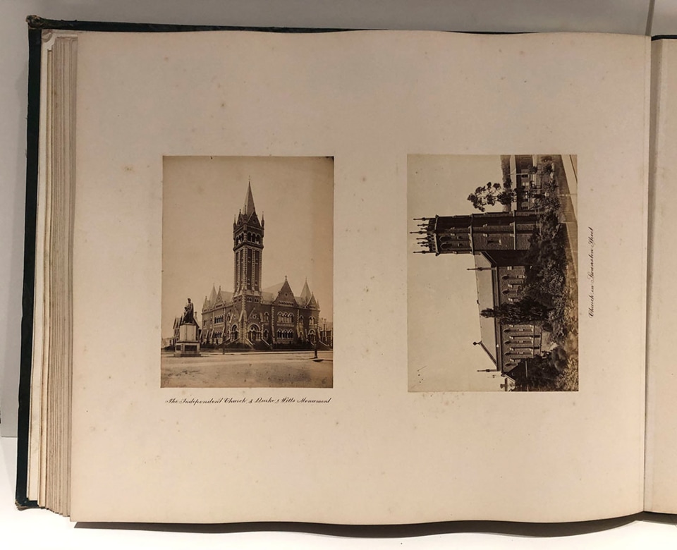 LARGE VIEWS IN VICTORIA ALBUM C. 1860