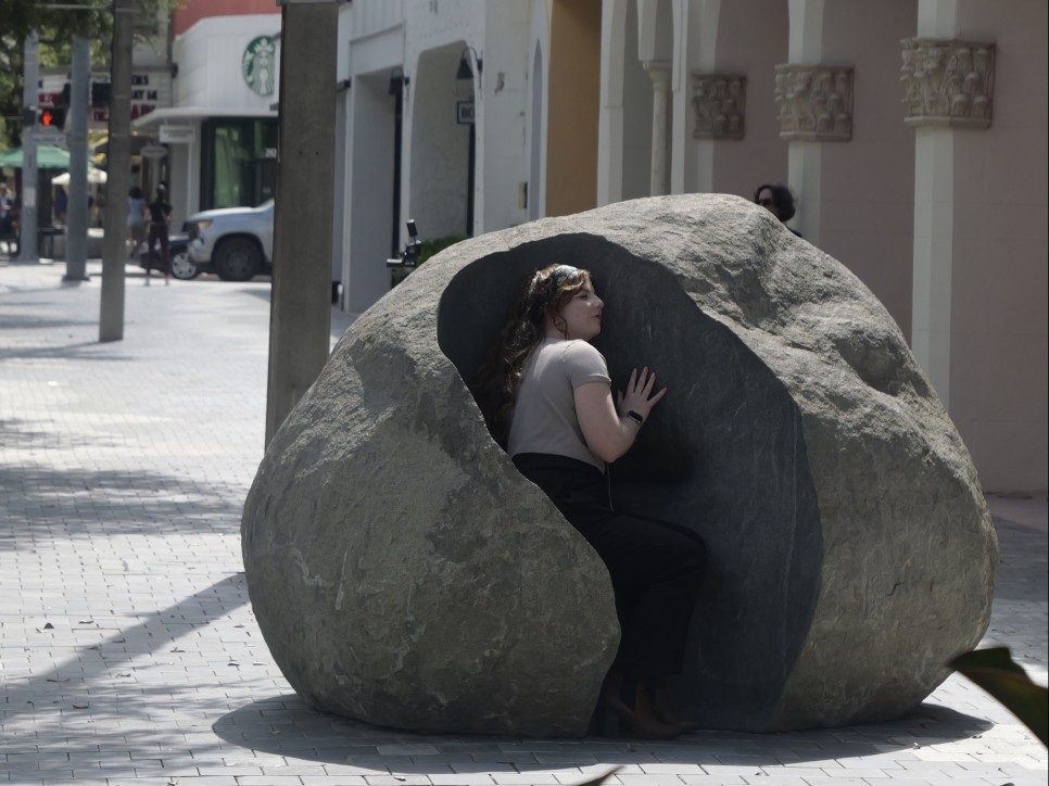 Janine Antoni | Whispering Through a Stone
