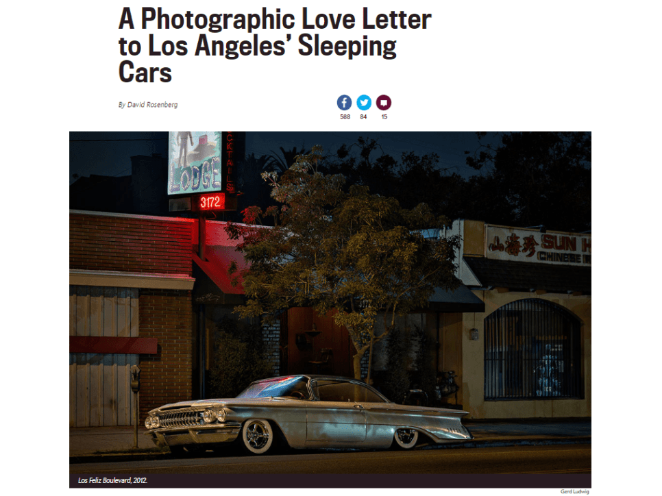 Gerd Ludwig: A Photographic Love Letter to Los Angeles’ Sleeping Cars - Slate.com