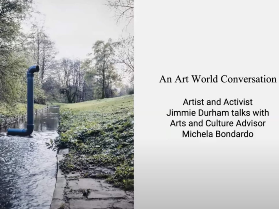 talk: jimmie durham - conversation with michela bondardo
