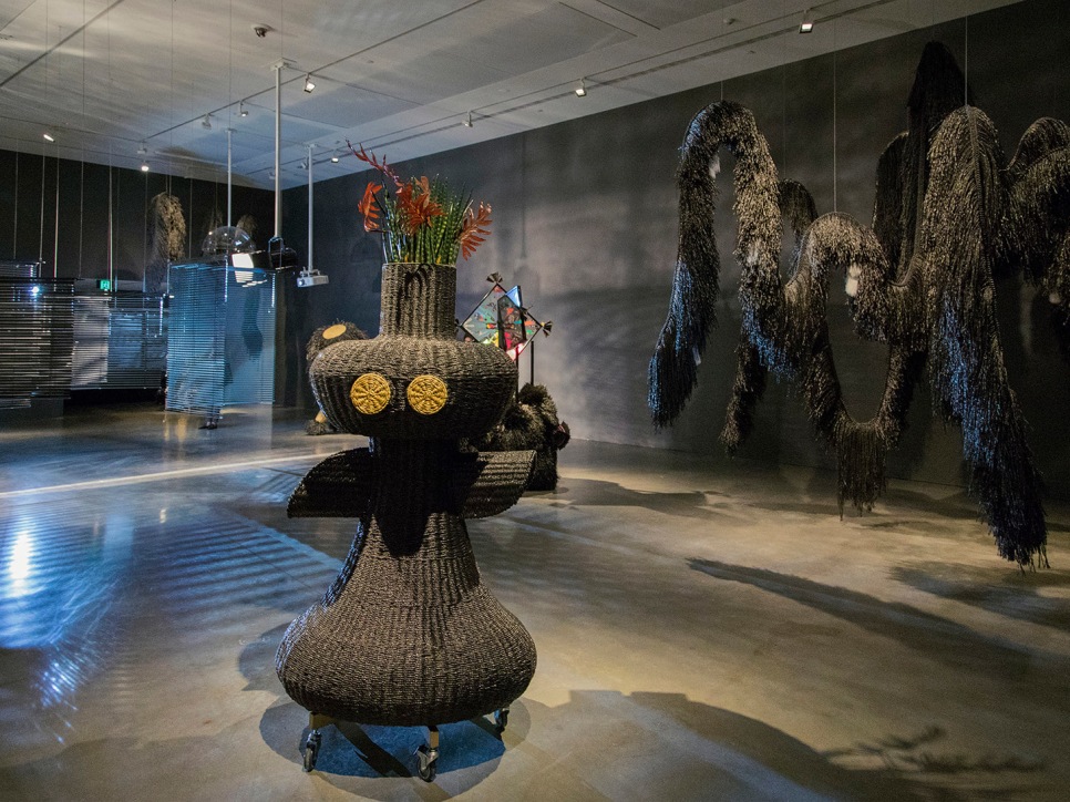 Abraham Cruzvillegas and Haegue Yang participates en 21st Biennale of Sydney in Sydney with her exhibition Superposition: Equilibrium and Engagement