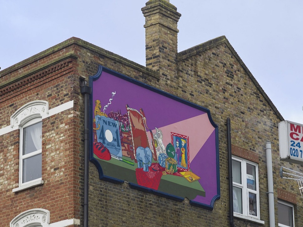 Abad's murals commission for the Brent Biennial