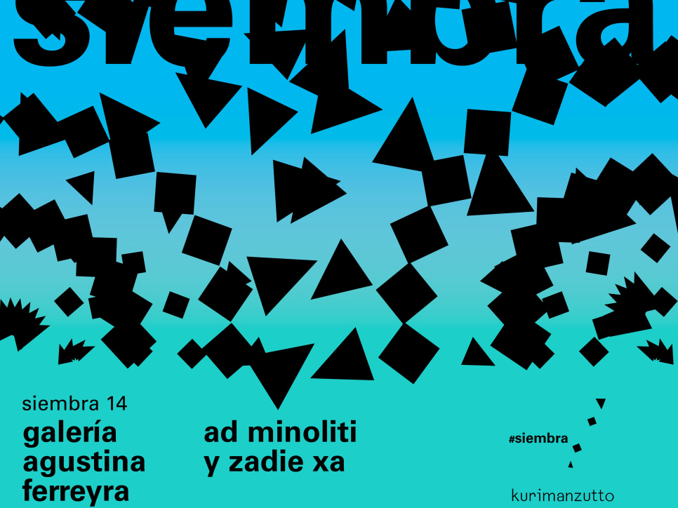 Galería agustina ferreyra - ad minoliti &amp; zadie xa