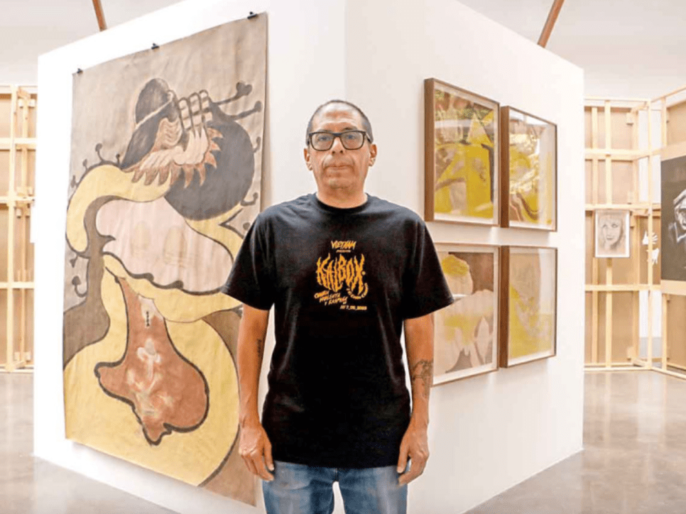 press: daniel guzmán: daniel guzmán takes drawings off the walls