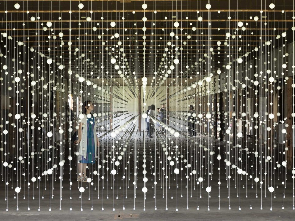 Damián Ortega participtes in Echigo-Tsumari Art Triennale 2018 in Tsunan with her exhibition warp cloud