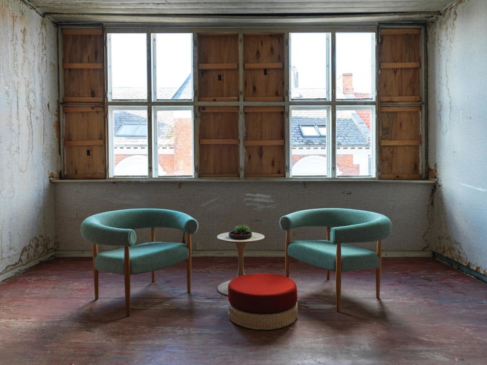 press: Kvadrat Sisu fabric by Nanna Ditzel reinterpreted by Danh Vo