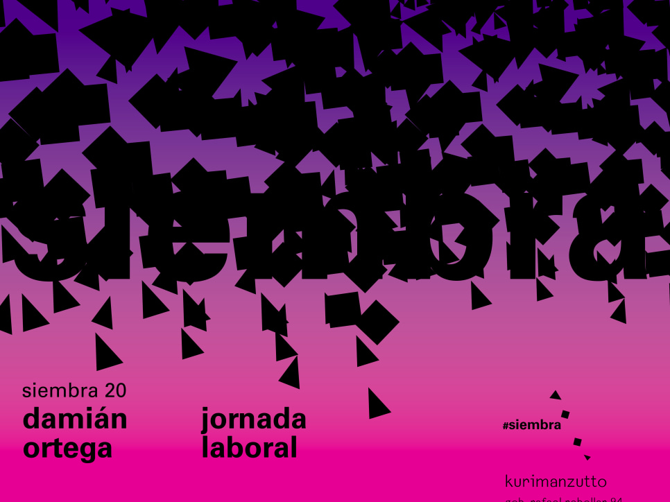 damián ortega - jornada laboral