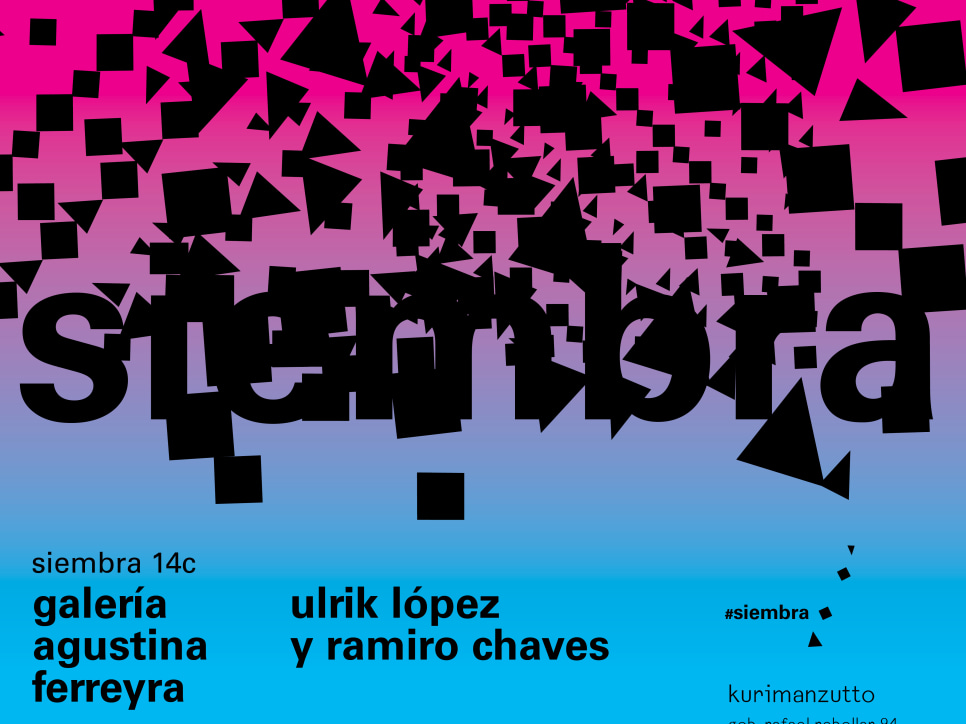 galería agustina ferreyra - ramiro chaves &amp; ulrik lópez