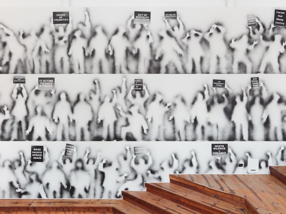 Carlos Amorales participates in BAMPFA in Berkeley with her exhibition Ghost Demostration