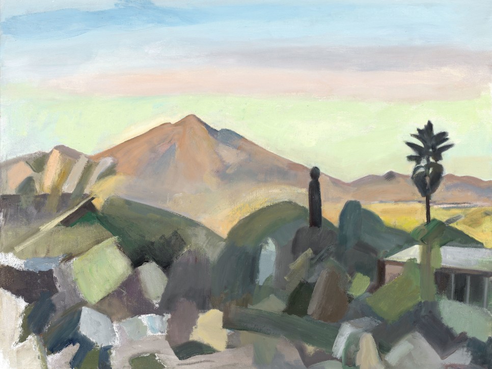 Tucson Early Spring  28″ x 36″  Oil On Canvas
