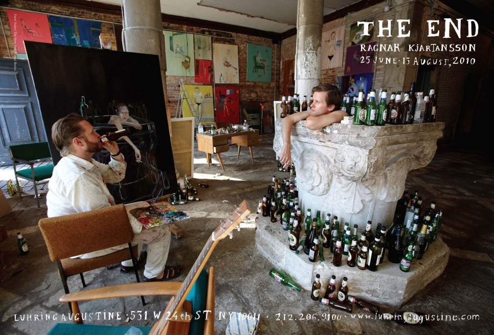 Ragnar Kjartansson, The End/The Man poster, June 25 – August 13, 2010