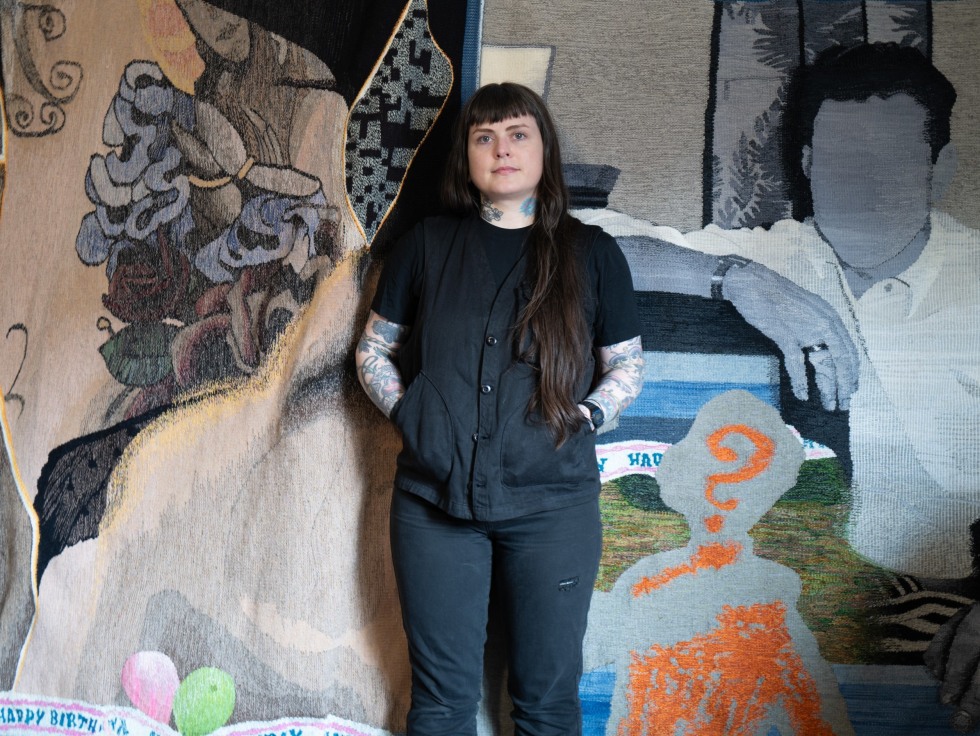 At P·P·O·W, Erin M. Riley Weaves Her Own Story