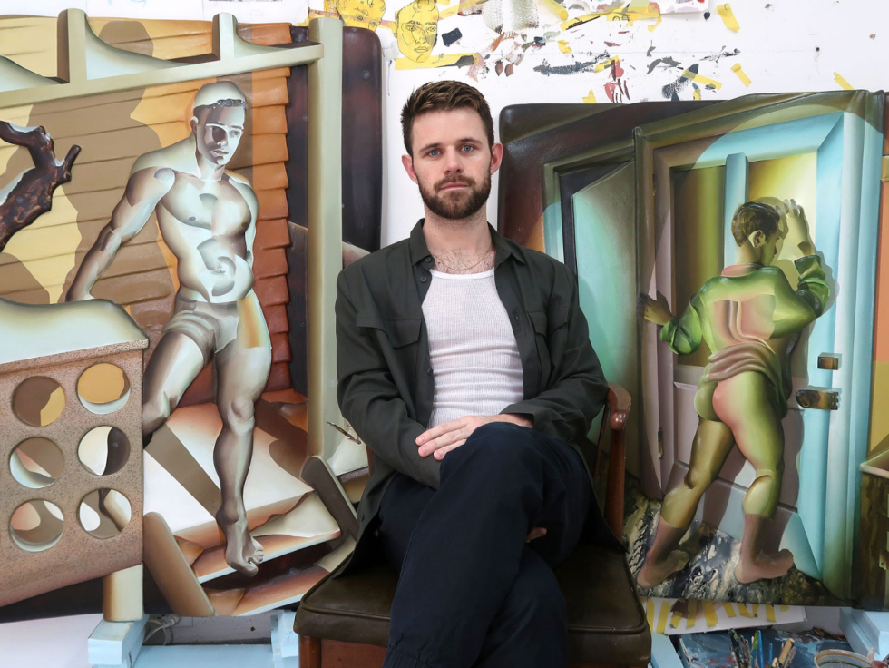 Emerging Artist Kyle Dunn Is Causing a Stir with His Sensuous, Sculptural Paintings