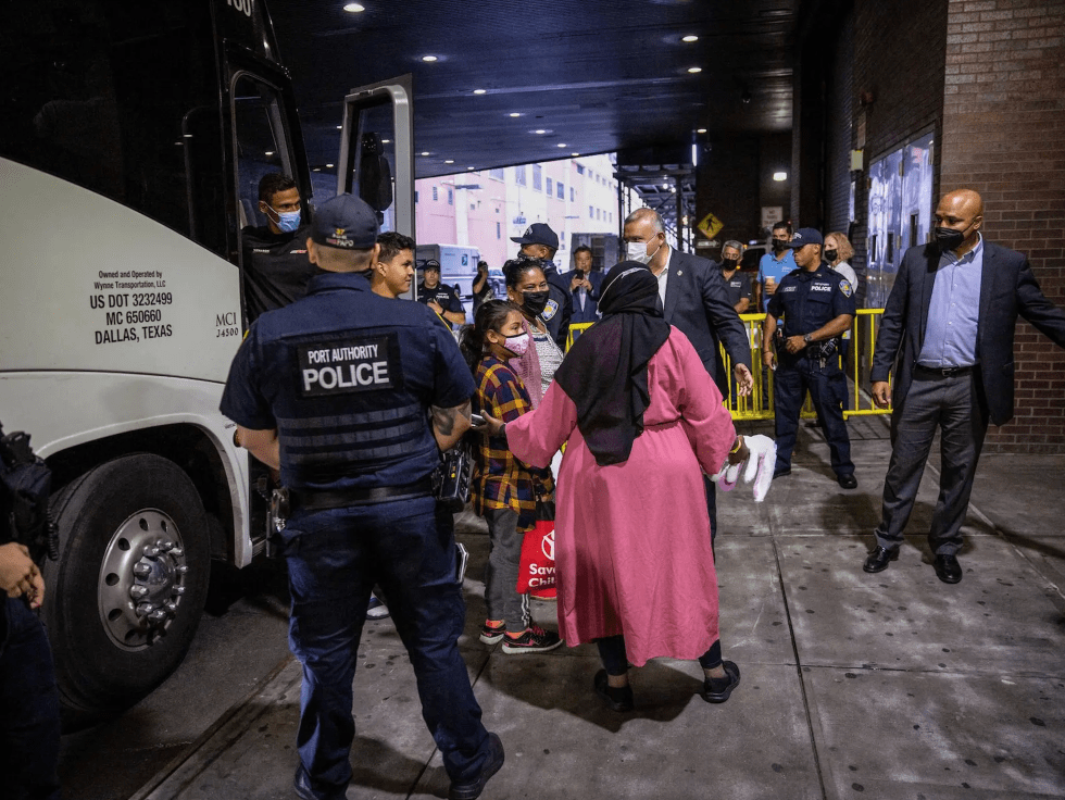 Artists and gallery gather donations for asylum-seekers bused to New York by Texas governor
