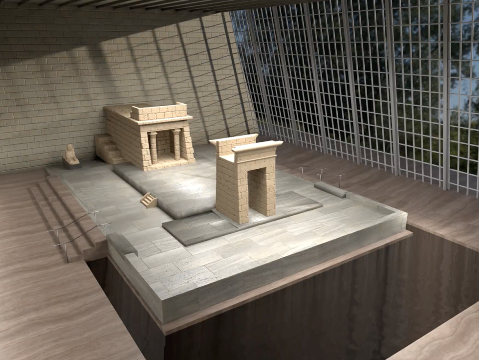 Donna Huanca and the Temple of Dendur