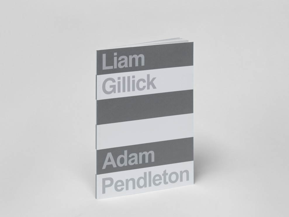 Liam Gillick Adam Pendleton | Adam Pendleton Liam Gillick