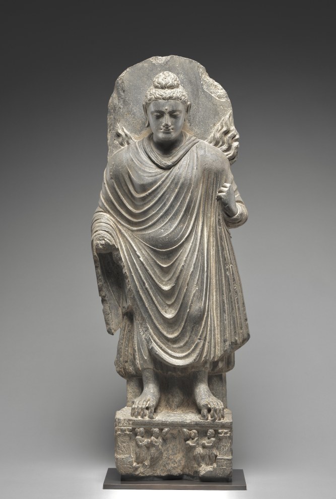 Buddha Performing the Twin Miracle (Yamakapratiharya)